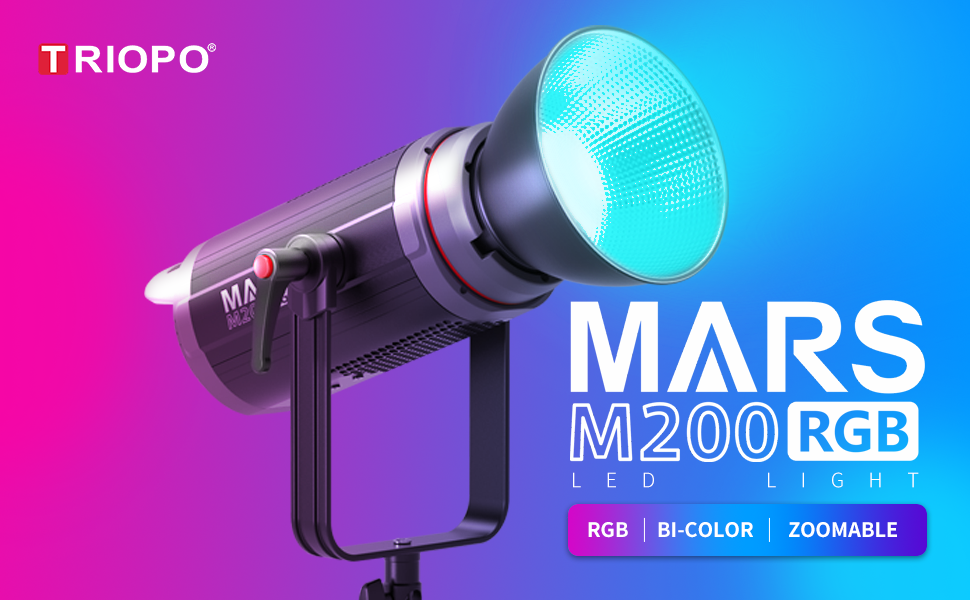 Đèn LED TRIOPO MARS M200 RGB 200W