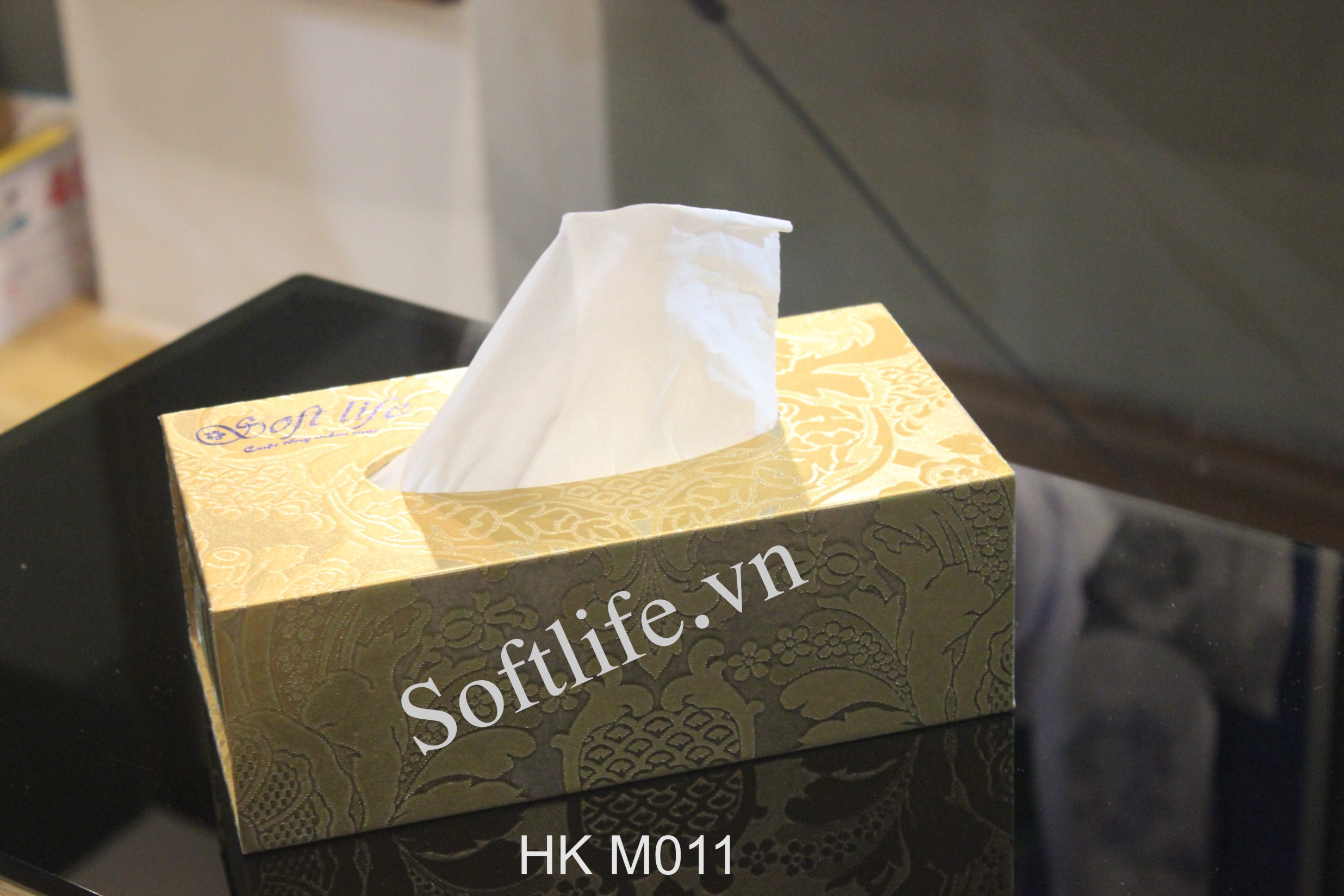 Hộp khăn giấy lụa Soft Life HK M11