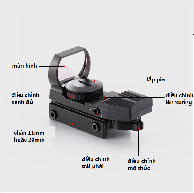 Ống ngắm Green Reddot 4 trong 1 (Ảnh 5)