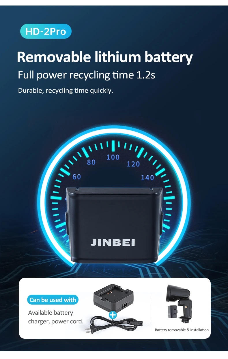  JINBEI HD-2pro Speedlite 