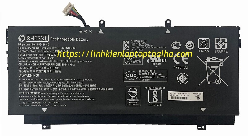 Pin laptop HP Spectre X360 13-ac028TU
