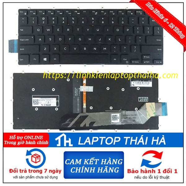 Bàn Phím Laptop Dell Inspiron 13 7378