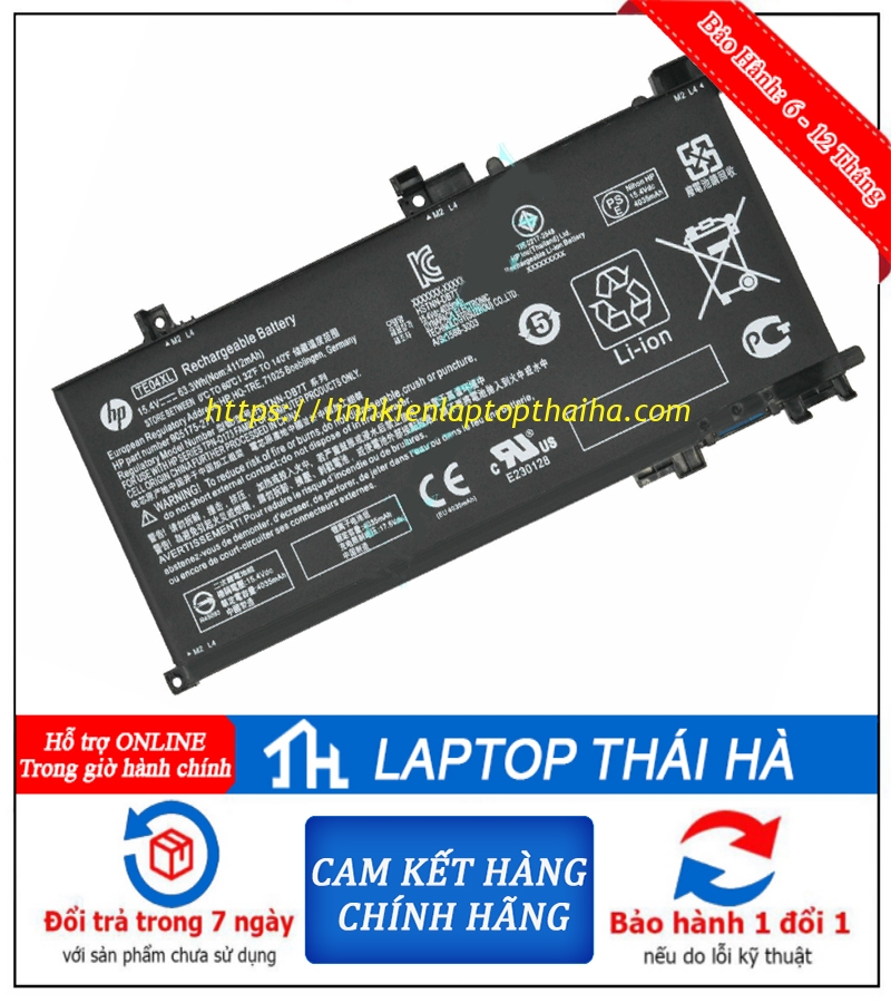 Pin laptop HP OMEN 15-ax201ng