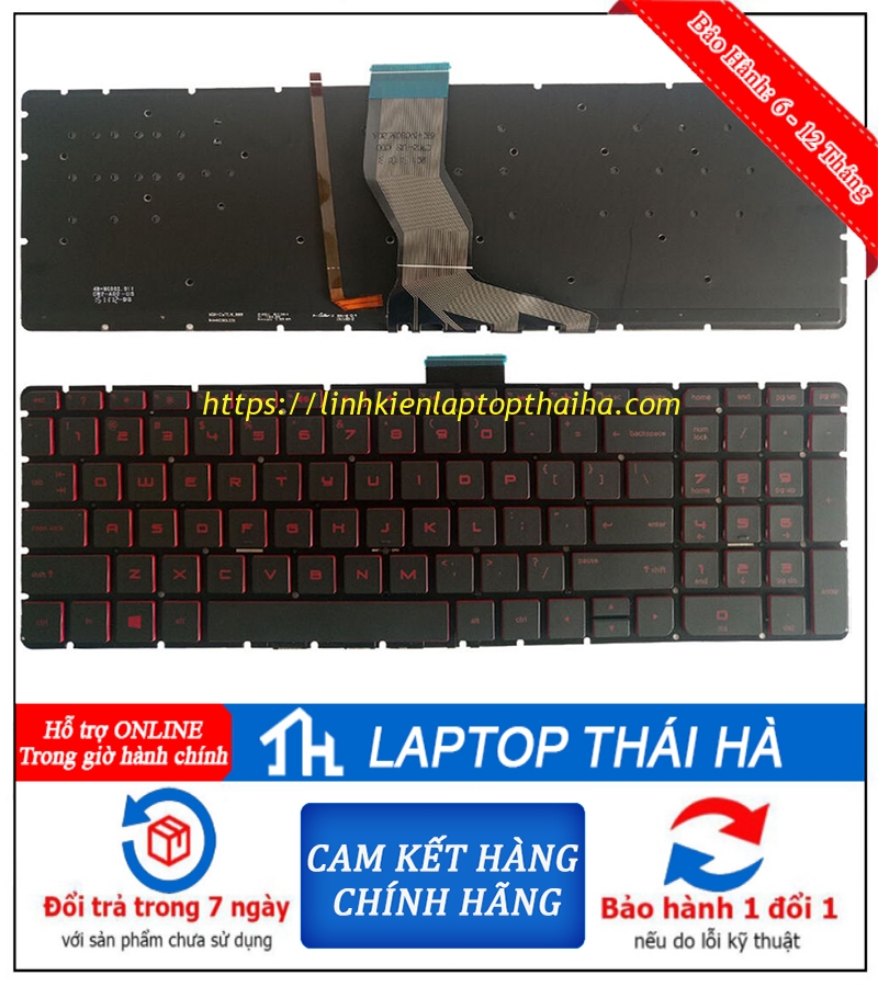 Bàn Phím laptop HP OMEN 15 15-ax201ng