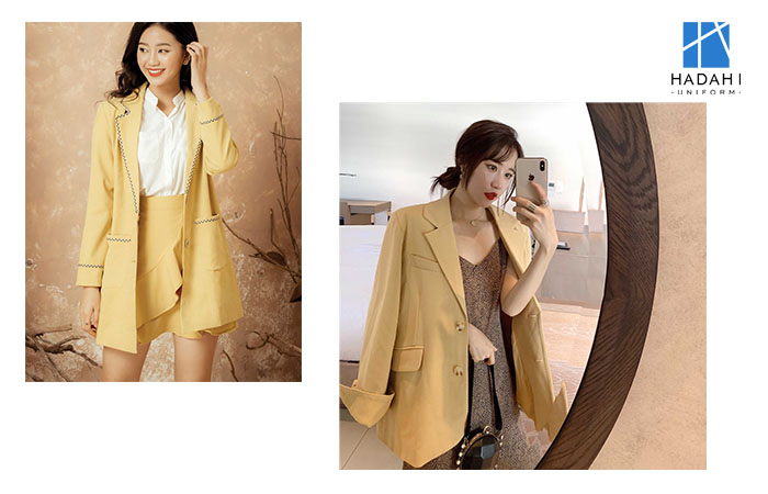 Mẫu áo vest công sở nữ phong cách Hàn Quốc