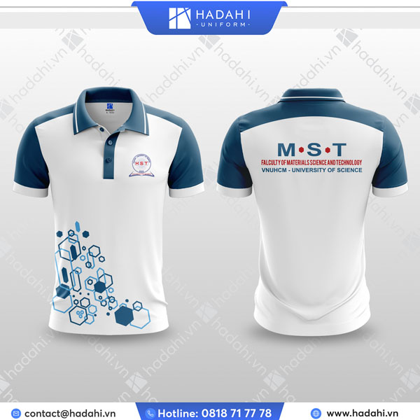 mẫu áo thun in logo thương hiệu MST